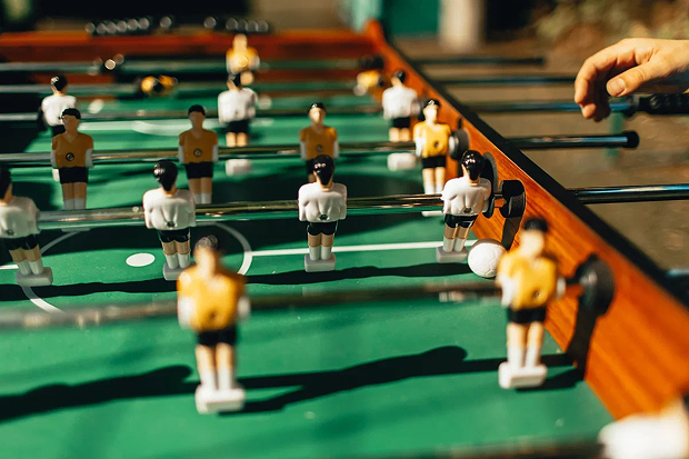 дружеские матчи по настольному футболу